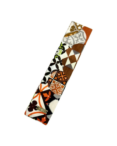 SB-1003 “BOHO CHIC" - DESIGNER SILK SLAP BRACELET "SAMS MAISON" - MADE IN FRANCE