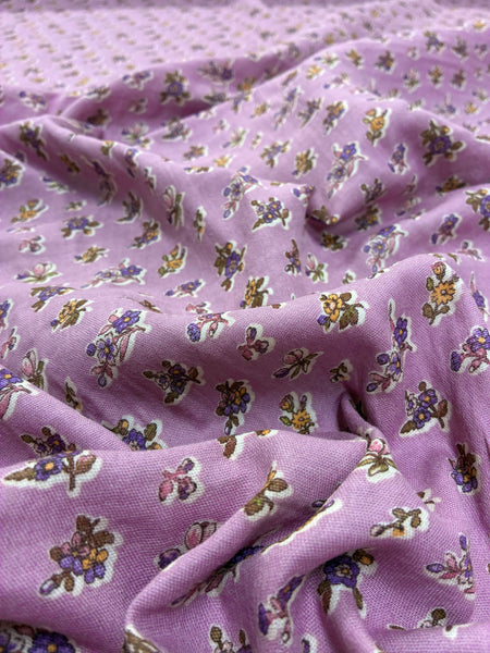 CP-9220W LIBERTY-INSPIRED FLORAL PRINT 4-PLY GAUZE ORGANIC COTTON. ITALY