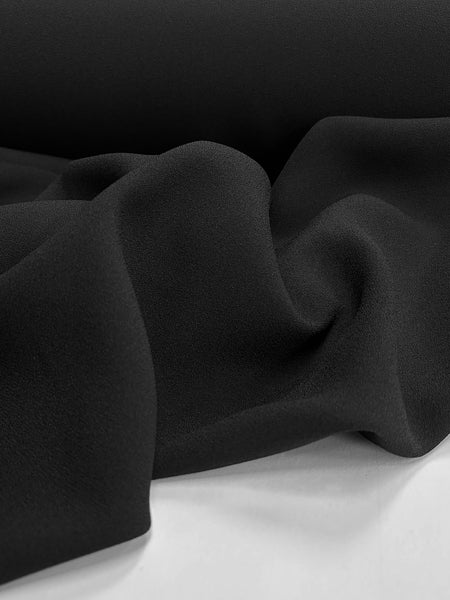 RV-9046W JET BALCK 2-PLY VISCOSE BLEND CREPE. ITALY
