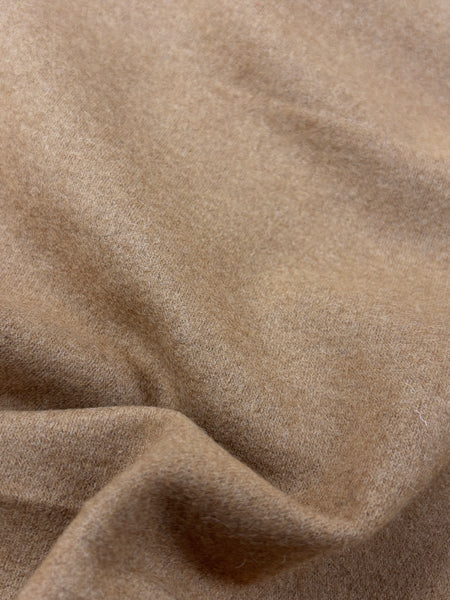 WC-9272W-A DESIGNER VIRGIN WOOL CAMEL HAIR COATING. RALPH LAUREN. ITALY