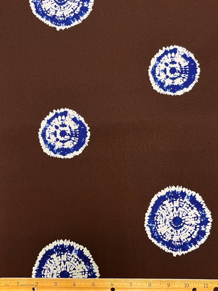 CP-7957W BATIK DOT PRINT BOTTOM-WEIGHT COTTON. ITALY