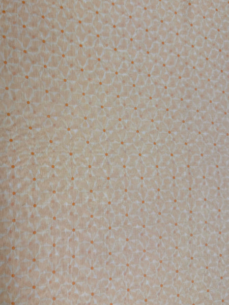 REF-184 SMALL FLOWER PRINT SILK COTTON. ITALY. A CUT OF 3.25 YARDS