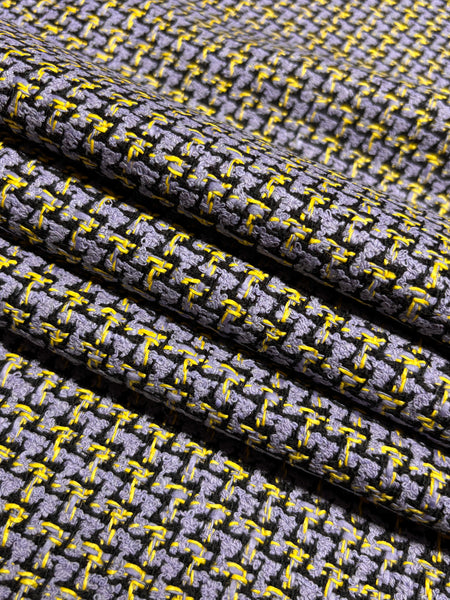 WS-9072W DESIGNER WOOL BLEND TWEED. VERSACE. ITALY