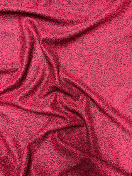 WC-9295W ABSTRCAT DESIGN FLAT JACQUARD TEXTURE REVERSIBLE BOILED WOOL. MADE IN ITALY.