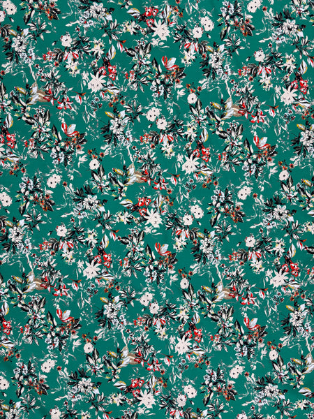 RV-9038W FLORAL PRINT VISCOSE CREPE. ITALY.