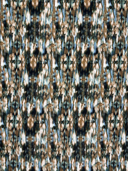 RVK-9055W DESIGNER ABSTRACT PRINT VISCOSE JERSEY KNIT. KAREN KANE. ITALY