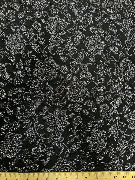 MB-9099W DESIGNER FLORAL PRINT SILK BLEND JACQUARD. JIMMY CHOO. ITALY