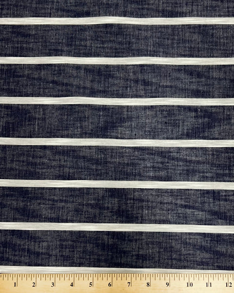 LI-9190W MIDNIGHT STRIPE LINEN. ITALY