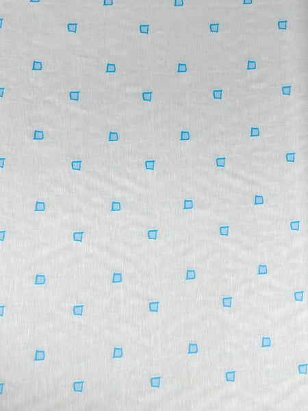 LI-9213W-A  GEO DESIGN FIL COUPE LINEN BLEND. ITALY