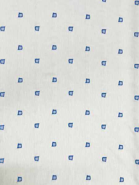 LI-9213W-B GEO DESIGN FIL COUPE LINEN BLEND. ITALY