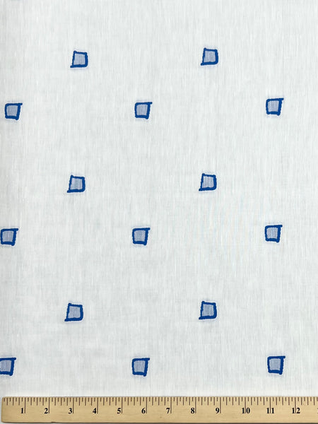 LI-9213W-B GEO DESIGN FIL COUPE LINEN BLEND. ITALY