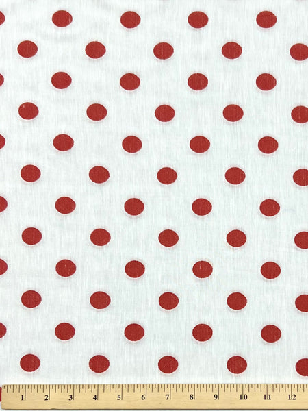 LI-9214W-A DOT DESIGN FIL COUPE LINEN BLEND. ITALY
