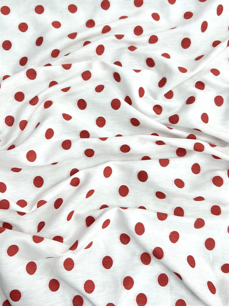 LI-9214W-A DOT DESIGN FIL COUPE LINEN BLEND. ITALY