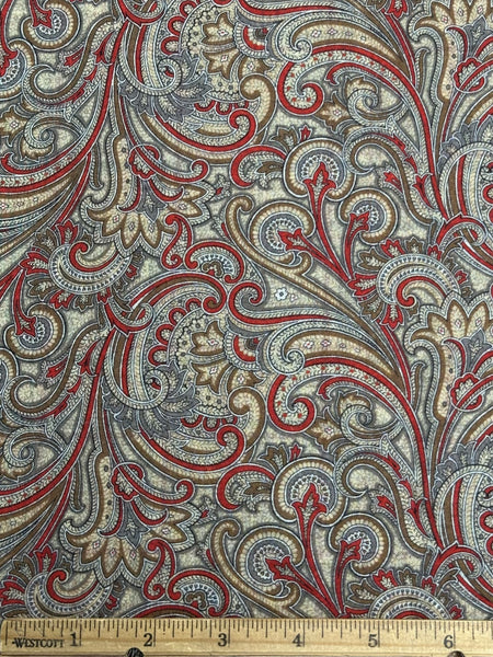 REF-191 REVERSIBLE PRINTED WOOL LIGHWEIGHT COATING. BURBERRY. ITALY. A CUT OF 1 YARD.