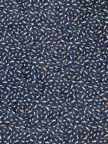CP-8045W SKY BIRD PRINT COTTON POPLIN. LEGGIUNO. ITALY. A CUT OF 2.5 YARDS.