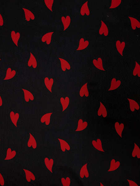 RV-9040W HEART PRINT VISCOSE CREPE. ITALY.