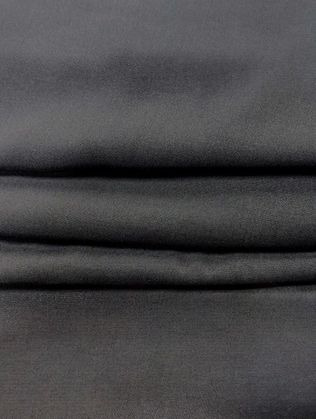 RV-9044W-A DARK GRAY VISCOSE CHALLIS. ITALY.