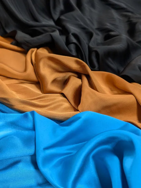 RV-9043W-B CINNAMON STRETCH VISCOSE CHARMEUSE. ITALY