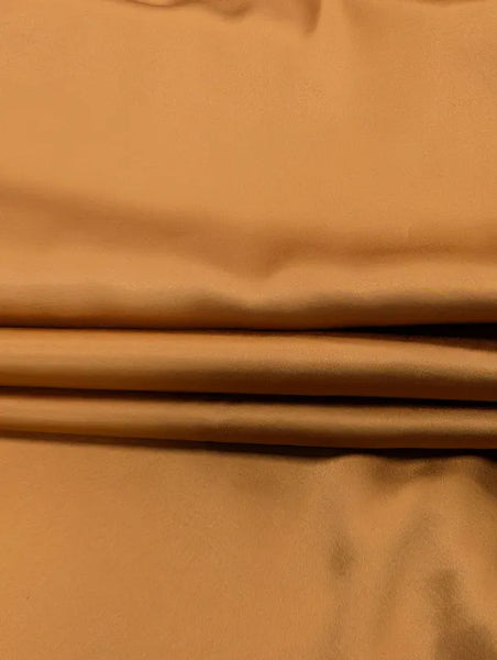 RV-9043W-B CINNAMON STRETCH VISCOSE CHARMEUSE. ITALY