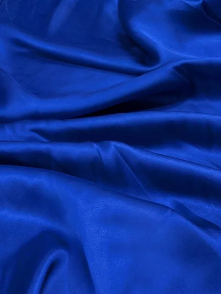 RV-9042W-B DAZZLING BLUE VISCOSE CHARMEUSE. ITALY