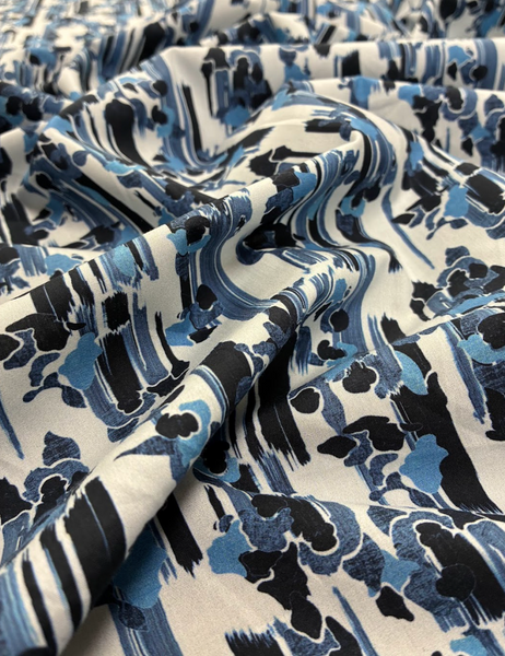 CP-9223W ABSTRACT FLORAL PRINT COTTON POPLIN. ITALY