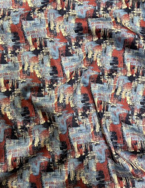 CP-9230W ABSTRACT PRINT COTTON POPLIN. ITALY