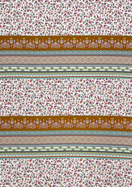 RVK-9234W FLORAL PRINT VISCOSE KNIT PANEL. ITALY