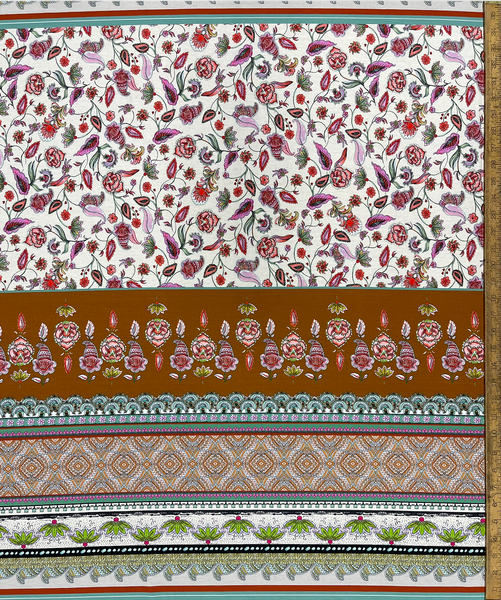 RVK-9234W FLORAL PRINT VISCOSE KNIT PANEL. ITALY