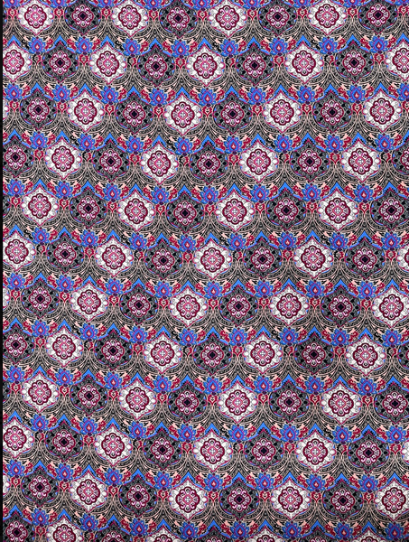 RVK-9238W MEDALLION PRINT VISCOSE KNIT. ITALY