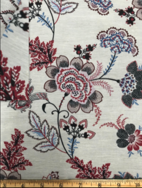 S-9249W FAIRYTALE PRINT SILK COTTON VOILE. MANILA GRACE. ITALY