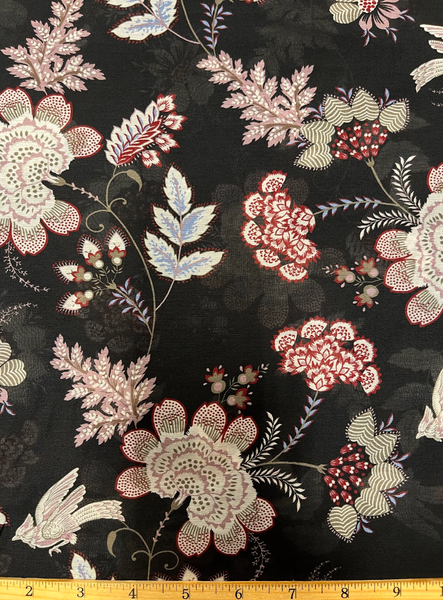 S-9251W FAIRYTALE PRINT SILK COTTON VOILE. MANILA GRACE. ITALY