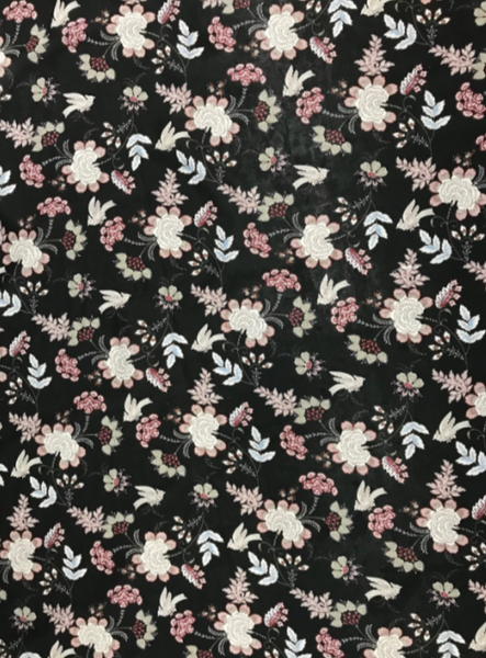 S-9251W FAIRYTALE PRINT SILK COTTON VOILE. MANILA GRACE. ITALY