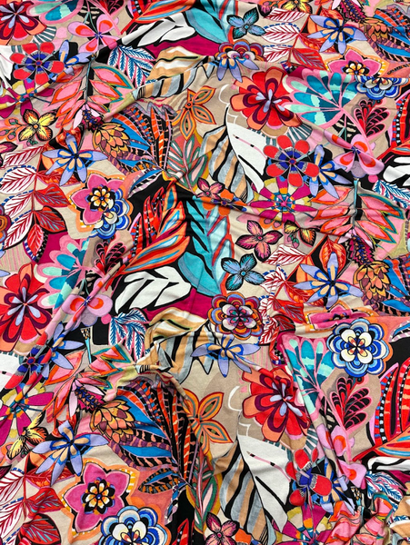 RVK-9262W-A  ETHNIC PRINT VISCOSE JERSEY KNIT. ITALY