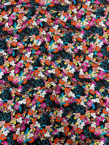 RVK-9257W BOTANICAL PRINT VISCOSE JERSEY KNIT. ITALY