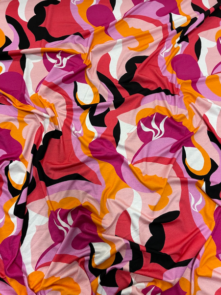 RVK-9259W- A PUCCI-INSPIRED PRINT VISCOSE JERSEY KNIT. ITALY