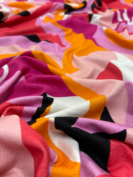 RVK-9259W- A PUCCI-INSPIRED PRINT VISCOSE JERSEY KNIT. ITALY