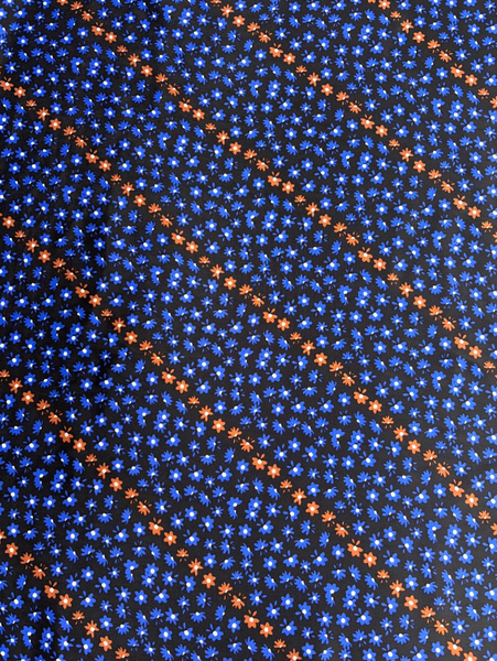 REF-194 DAINTY FLOWER PRINT VISCOSE. ITALY. A CUT OF 1-1/2 YARD.