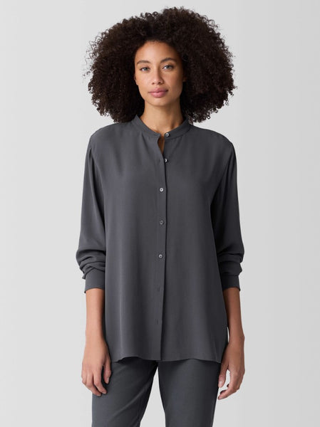 RV-9044W-A DARK GRAY VISCOSE CHALLIS. ITALY.