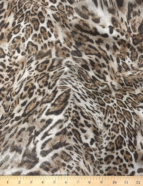 CP-9222W LEOPARD PRINT COTTON POPLIN. ITALY
