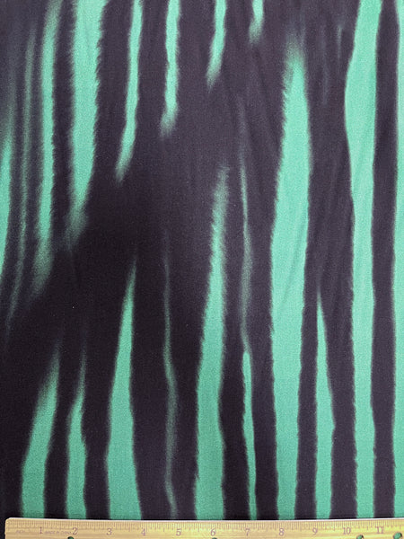 RV-8006W DESIGNER WATERCOLOR STRIPE PRINT VISCOSE CHALLIS. THE KOOPLES. ITALY