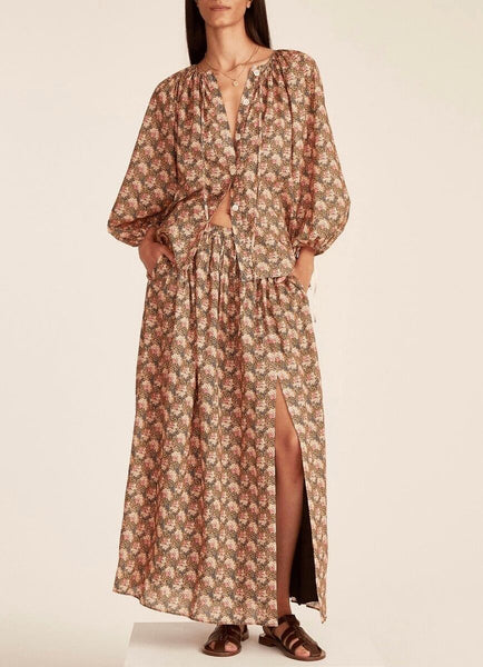 CP-7737W DESIGNER SUMMER FLORAL PRINT COTTON POPLIN. J.CREW. ITALY