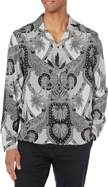 RV-8005W-B DESIGNER BANDANA PRINT PRINT ECOVERO CHALLIS. THE KOOPLES. ITALY