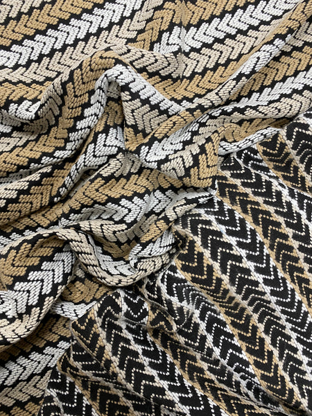 MB-7691W REVERSIBLE WOOLEN BOUCLE JACQUARD. FRANCE