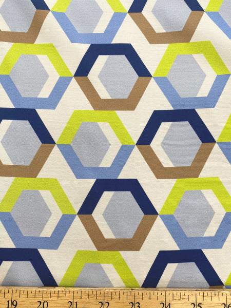 RV-7582W HONEYCOMB PRINT VISCOSE SATIN. ITALY