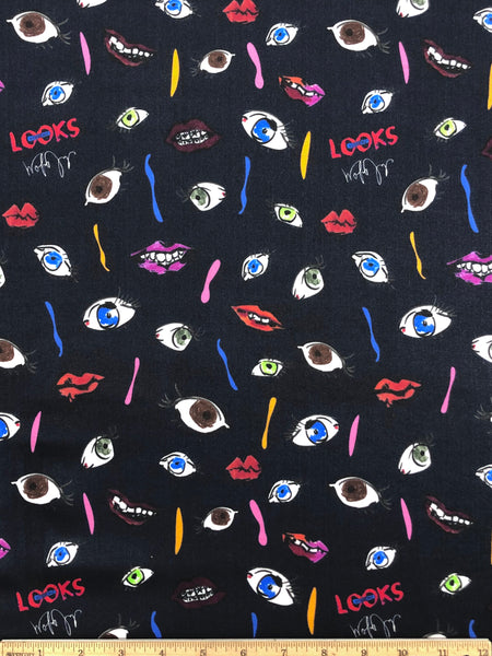 S-7594W KENZO-INSPIRED PRINT SILK VISCOSE CHARMEUSE. ITALY.