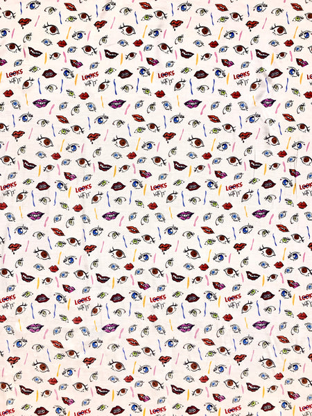 S-7593W KENZO-INSPIRED PRINT SILK VISCOSE CHARMEUSE. ITALY.