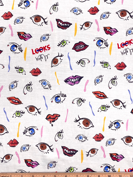 S-7593W KENZO-INSPIRED PRINT SILK VISCOSE CHARMEUSE. ITALY.
