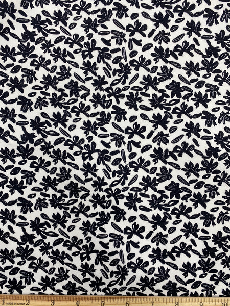 CP-7576W DITSY FLORAL PRINT STRETCH COTTON SATEEN. ITALY