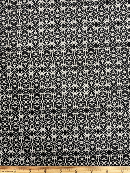 CP-7577W TRIBAL PRINT STRETCH COTTON SATEEN. ITALY