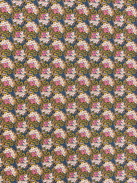 CP-7737W DESIGNER SUMMER FLORAL PRINT COTTON POPLIN. J.CREW. ITALY